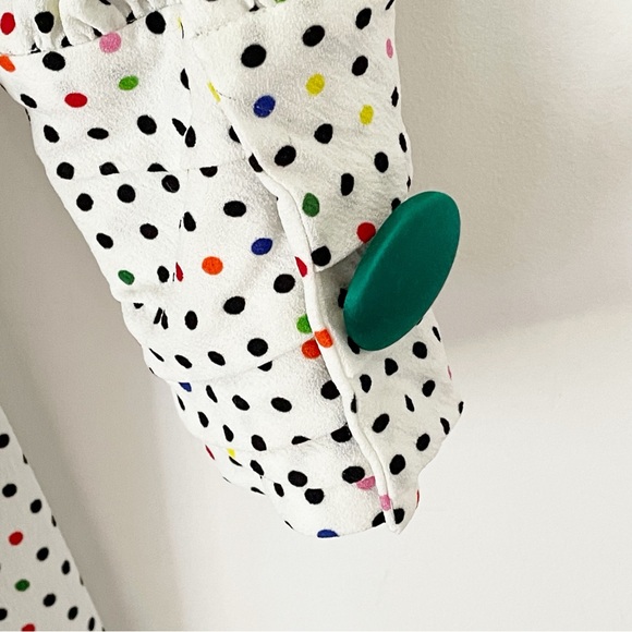 NWOT CHRISTOPHER KANE
Polka Dot Tie Neck Dress - White size 12 - Picture 13 of 16